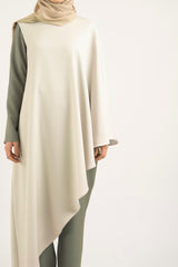 Moss Cream Tulum - Modest Dresses, Abaya, Long Sleeve dress!