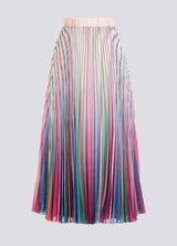 Multicolor pleat Skirt - Modest Dresses, Abaya, Long Sleeve dress!