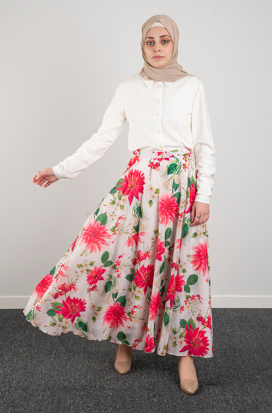 Nature print skirt - Modest Dresses, Abaya, Long Sleeve dress!