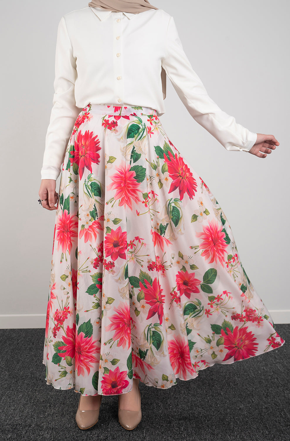 Nature print skirt - Modest Dresses, Abaya, Long Sleeve dress!