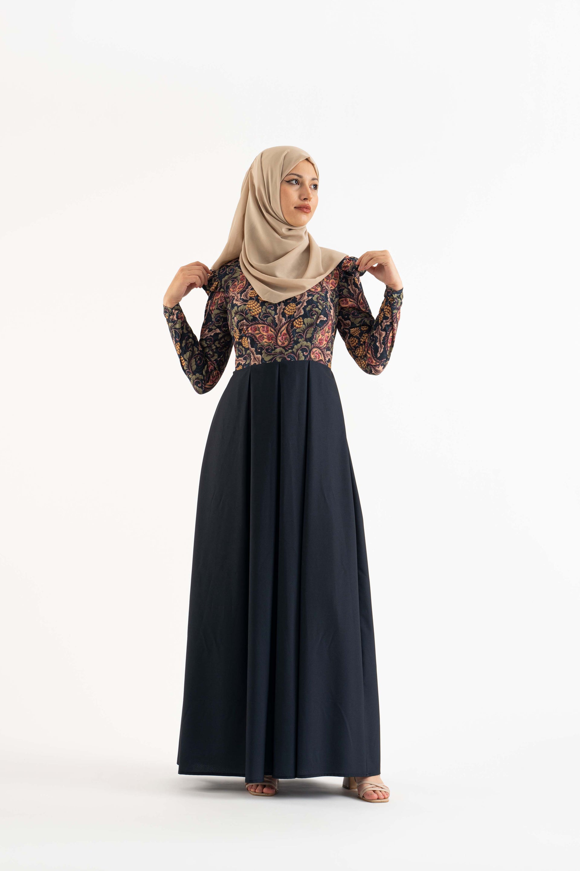 Navy blue Modest dress Modest Dresses, Abaya, Long Sleeve dress! US16