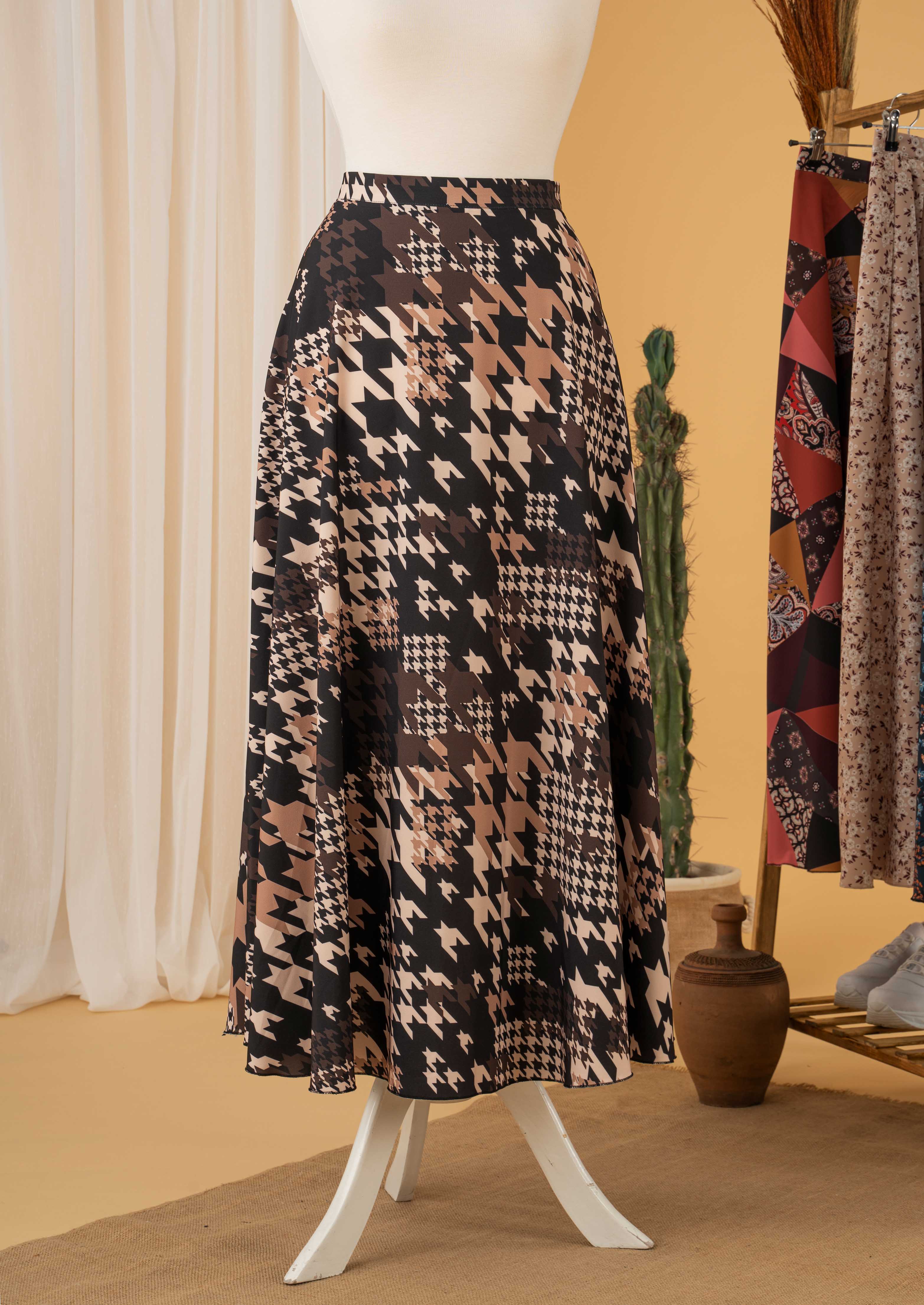 Nina Women's Long Maxi Skirt Hijab Fashion Casual