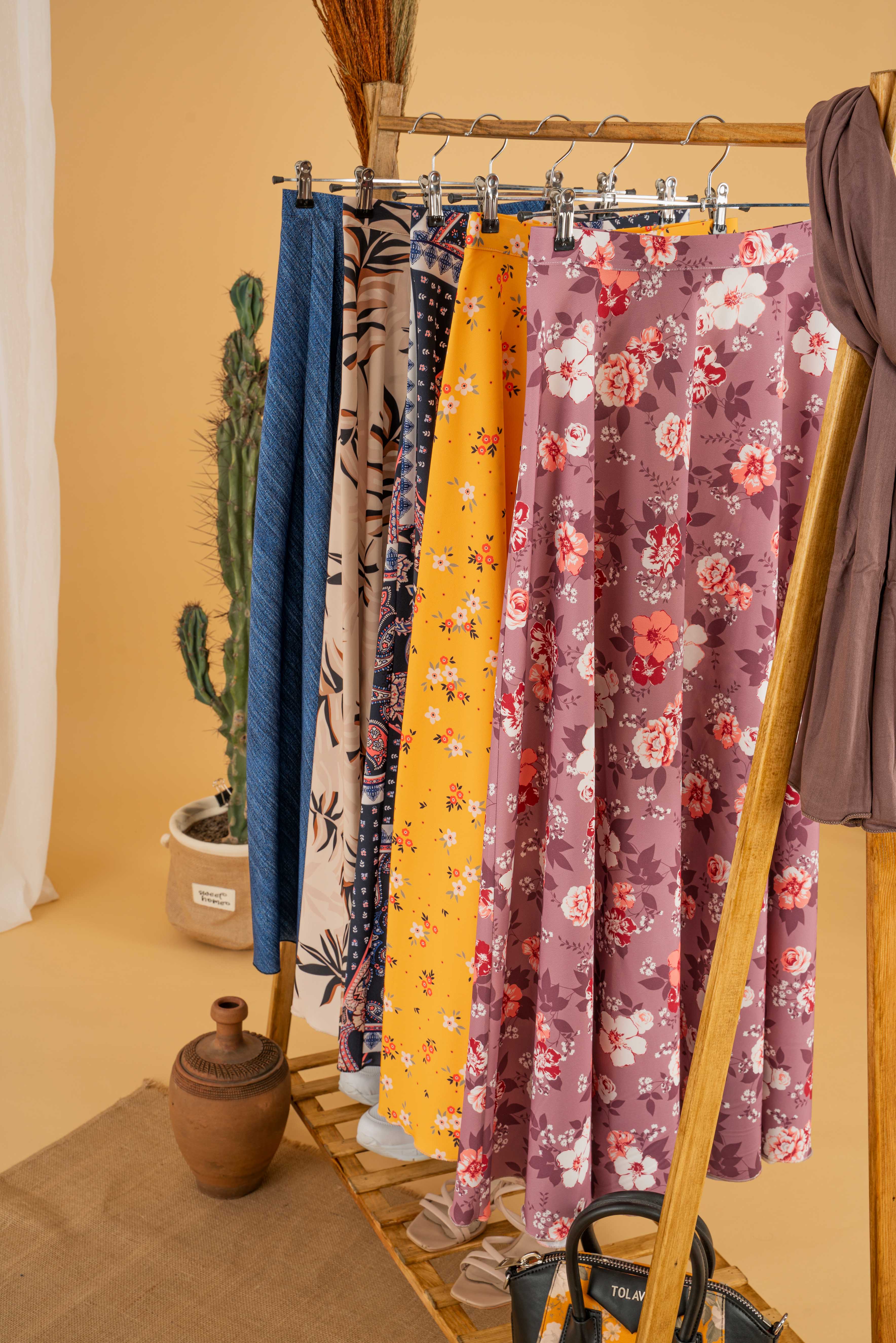 Nora Women's Long Maxi Skirt Hijab Fashion Casual