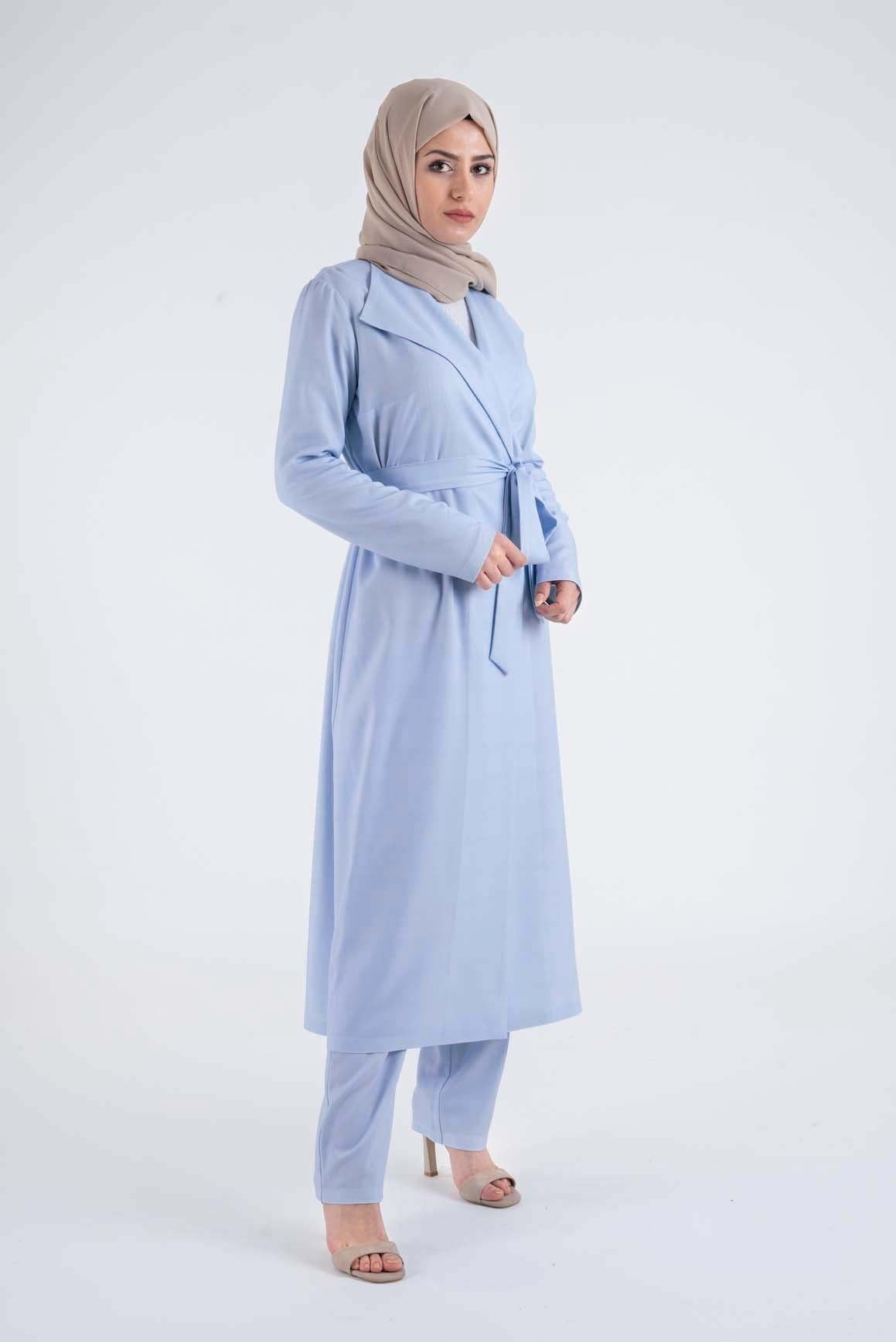 Nova Blue suit- Modest Dresses, Abaya, Long Sleeve dress!