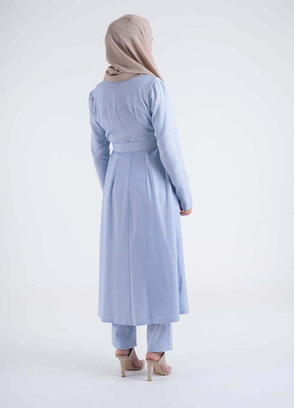 Nova Blue suit- Modest Dresses, Abaya, Long Sleeve dress!