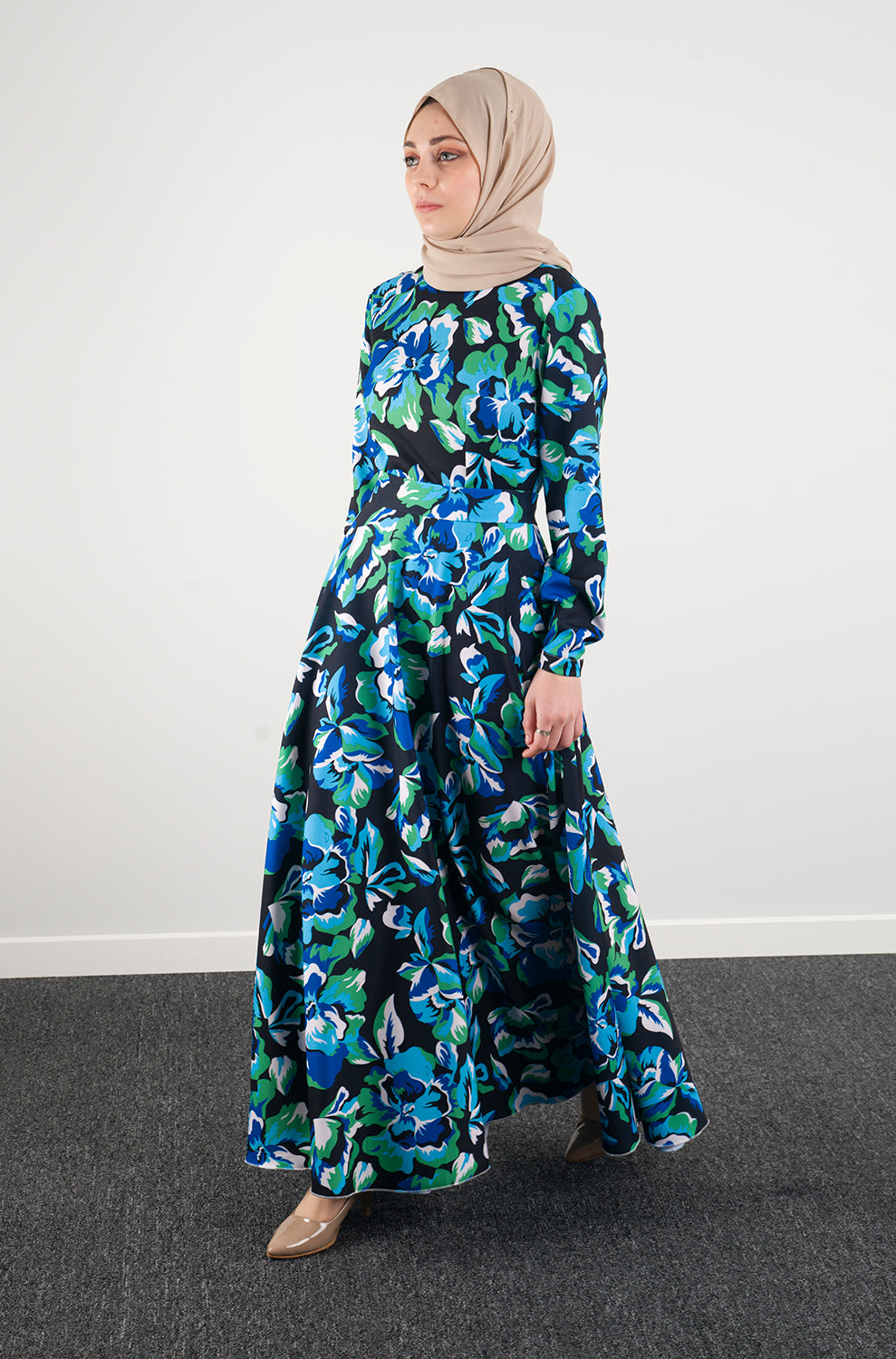 Ocean Vibe Dress - Modest Dresses, Abaya, Long Sleeve dress!