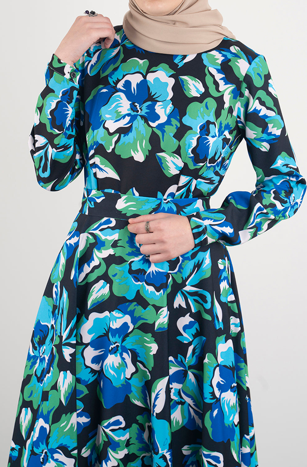 Ocean Vibe Dress - Modest Dresses, Abaya, Long Sleeve dress!