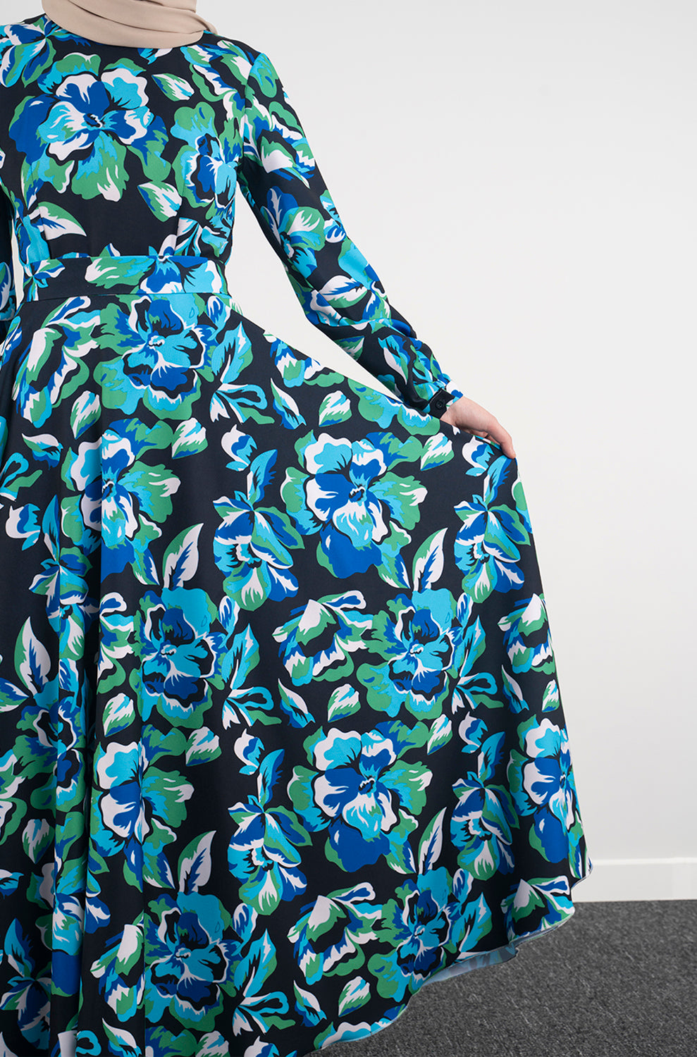 Ocean Vibe Dress - Modest Dresses, Abaya, Long Sleeve dress!