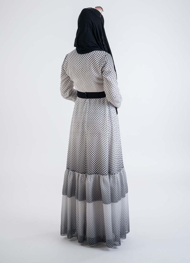 Polka dot dress - Modest Dresses, Abaya, Long Sleeve dress!