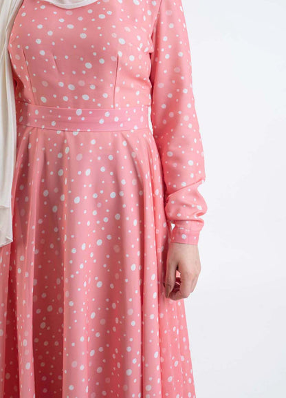 Poppy Pink Dress Modest Dresses, Abaya, Long Sleeve dress