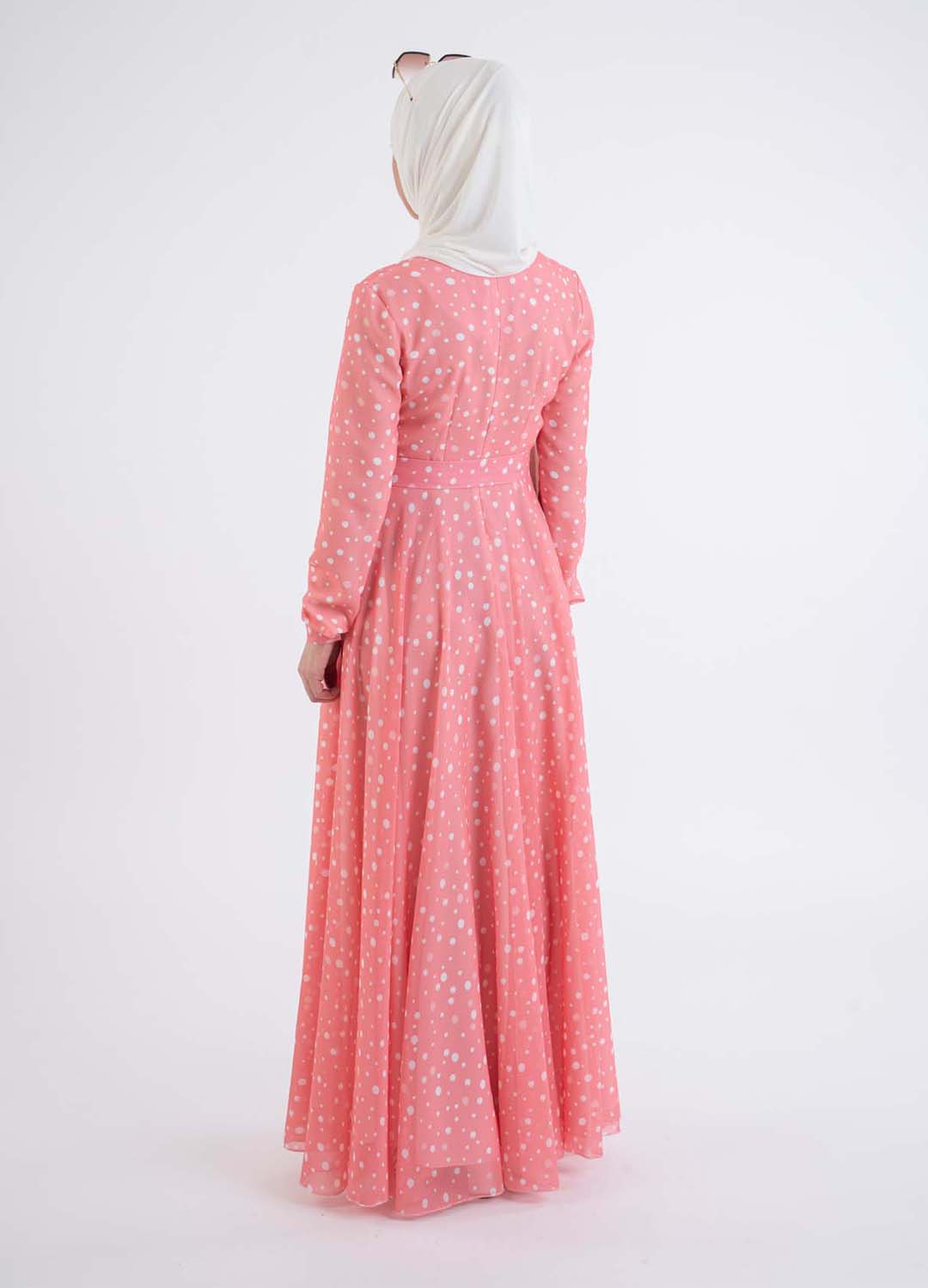 Poppy Pink Dress - Modest Dresses, Abaya, Long Sleeve dress!
