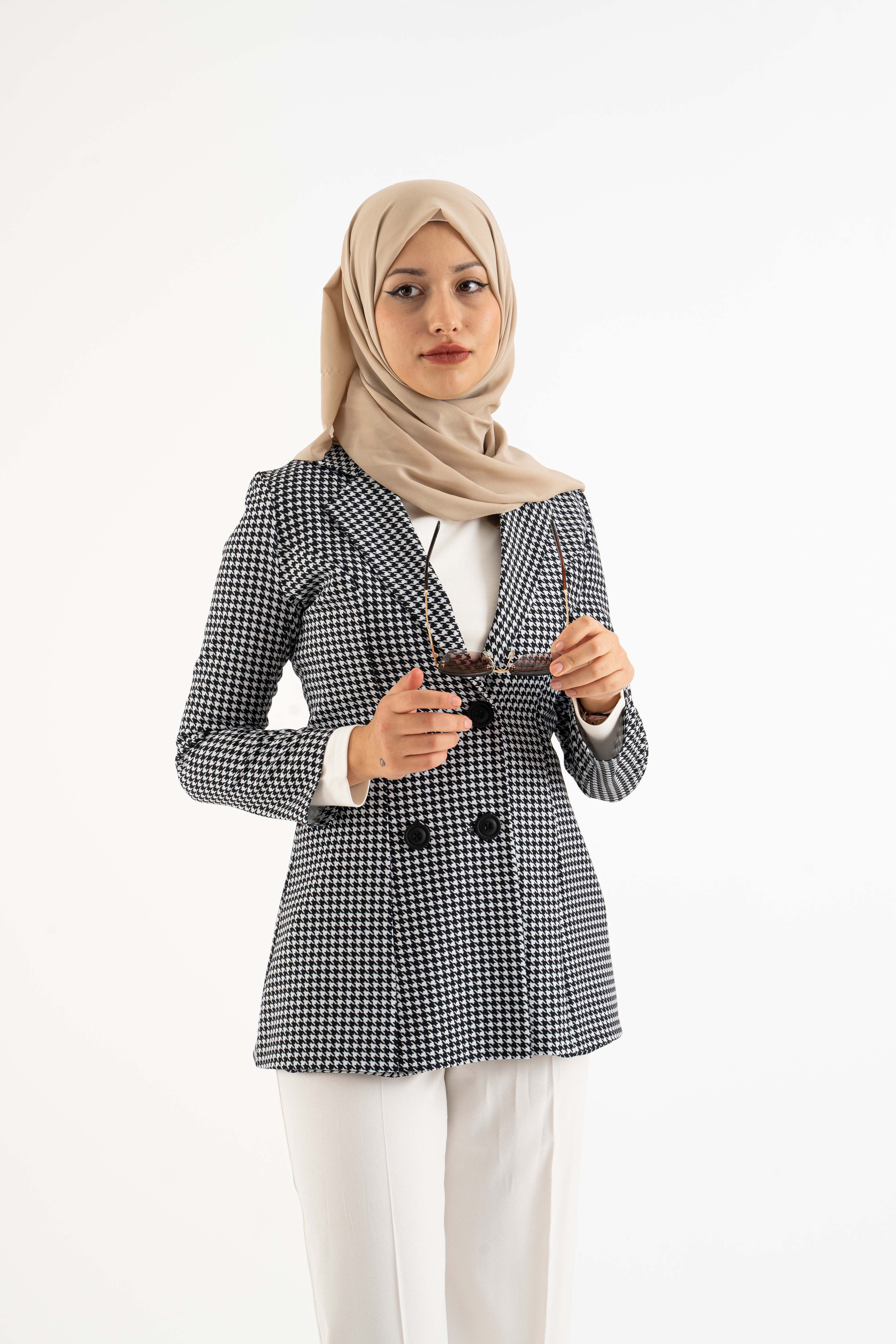 Printed Jacket Modest Modest Dresses, Abaya, Long Sleeve dress!