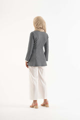 Printed Jacket Modest Modest Dresses, Abaya, Long Sleeve dress!