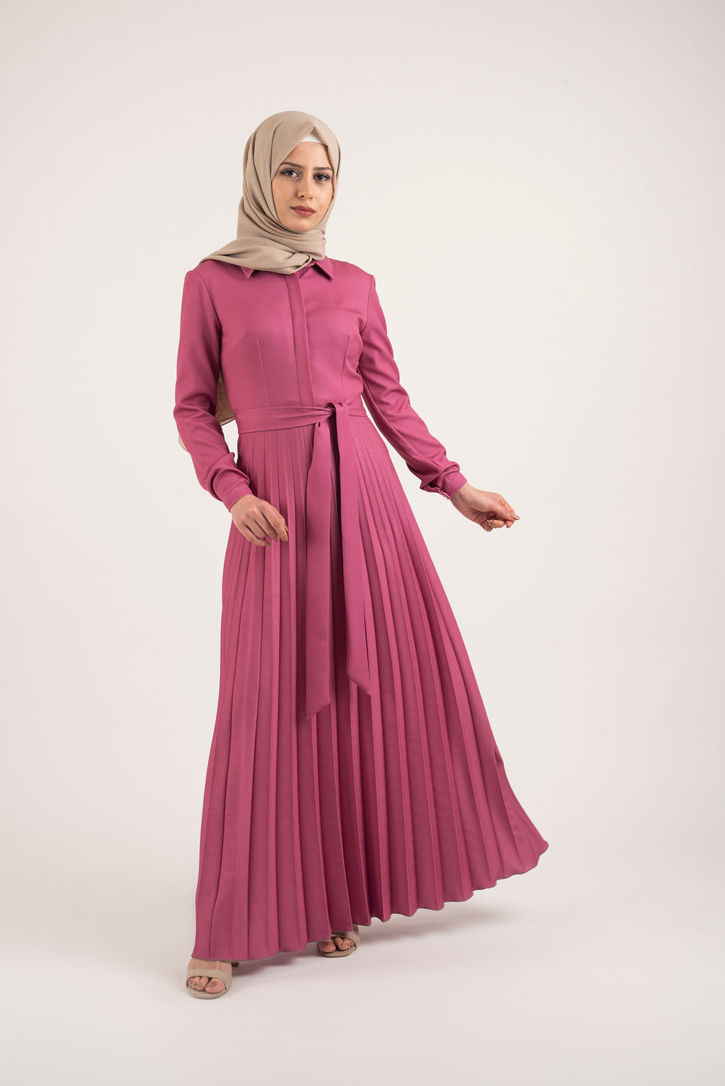Raspberry Dress - Modest Dresses, Abaya, Long Sleeve dress!