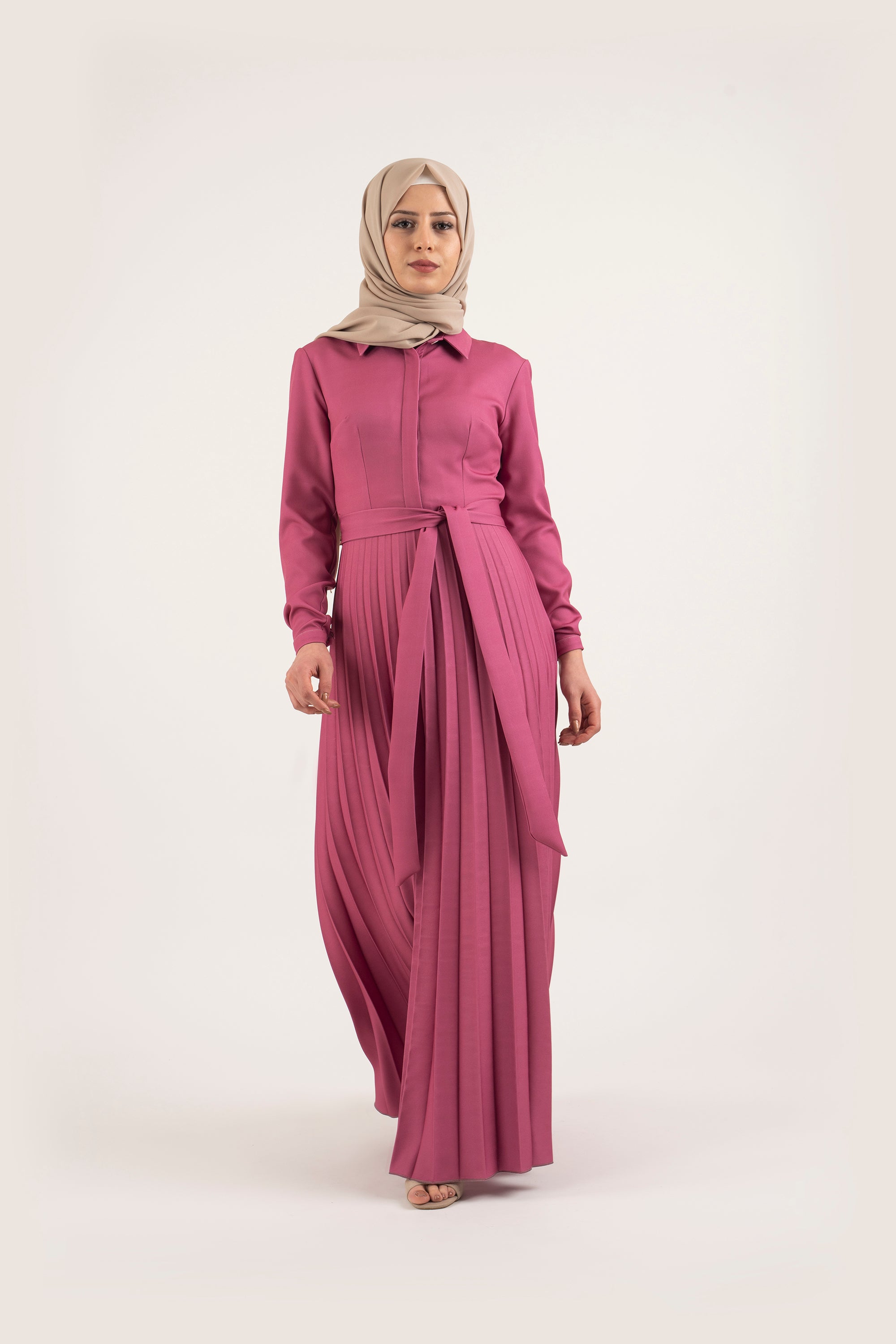Raspberry Dress - Modest Dresses, Abaya, Long Sleeve dress!