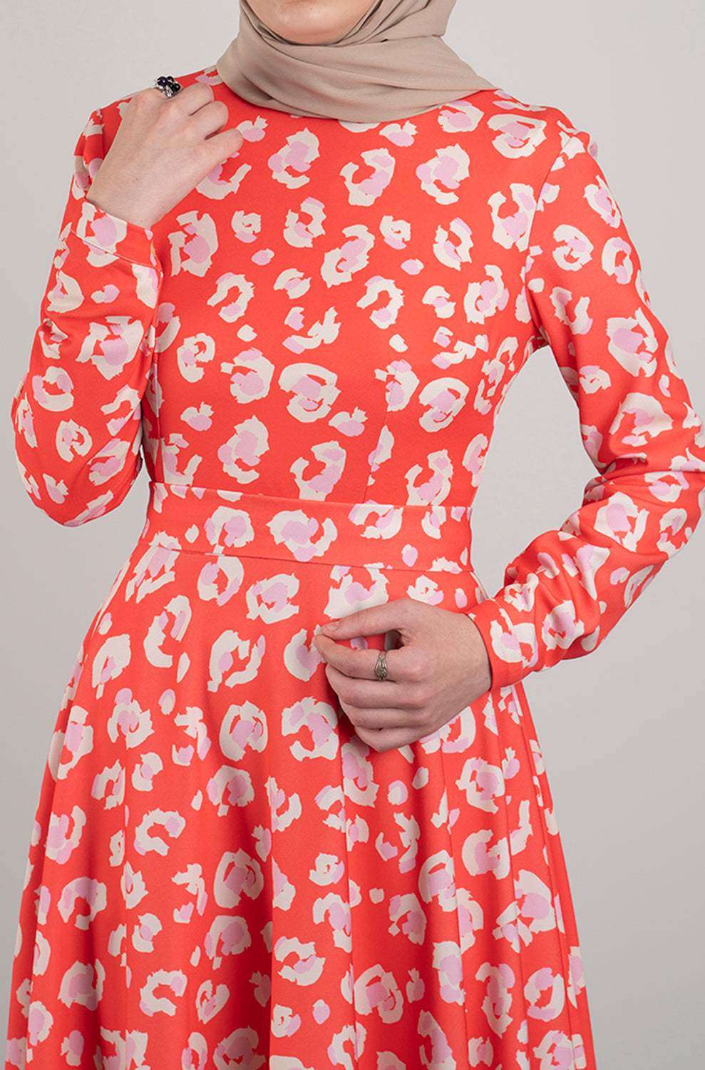 Red botanica dress - Modest Dresses, Abaya, Long Sleeve dress!