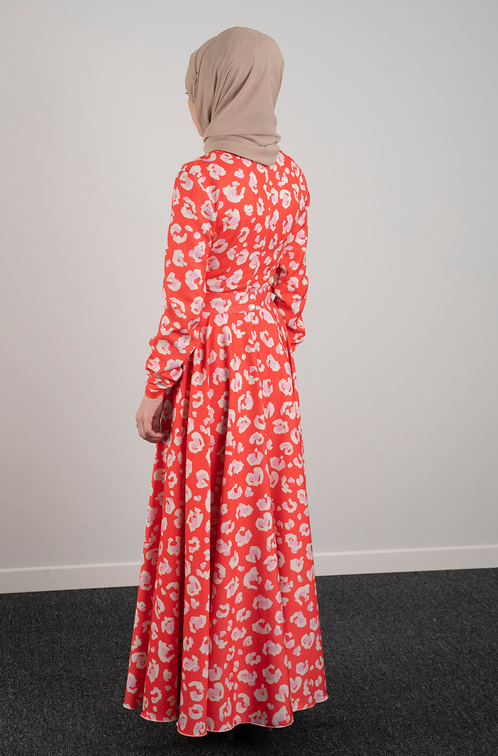 Red botanica dress - Modest Dresses, Abaya, Long Sleeve dress!