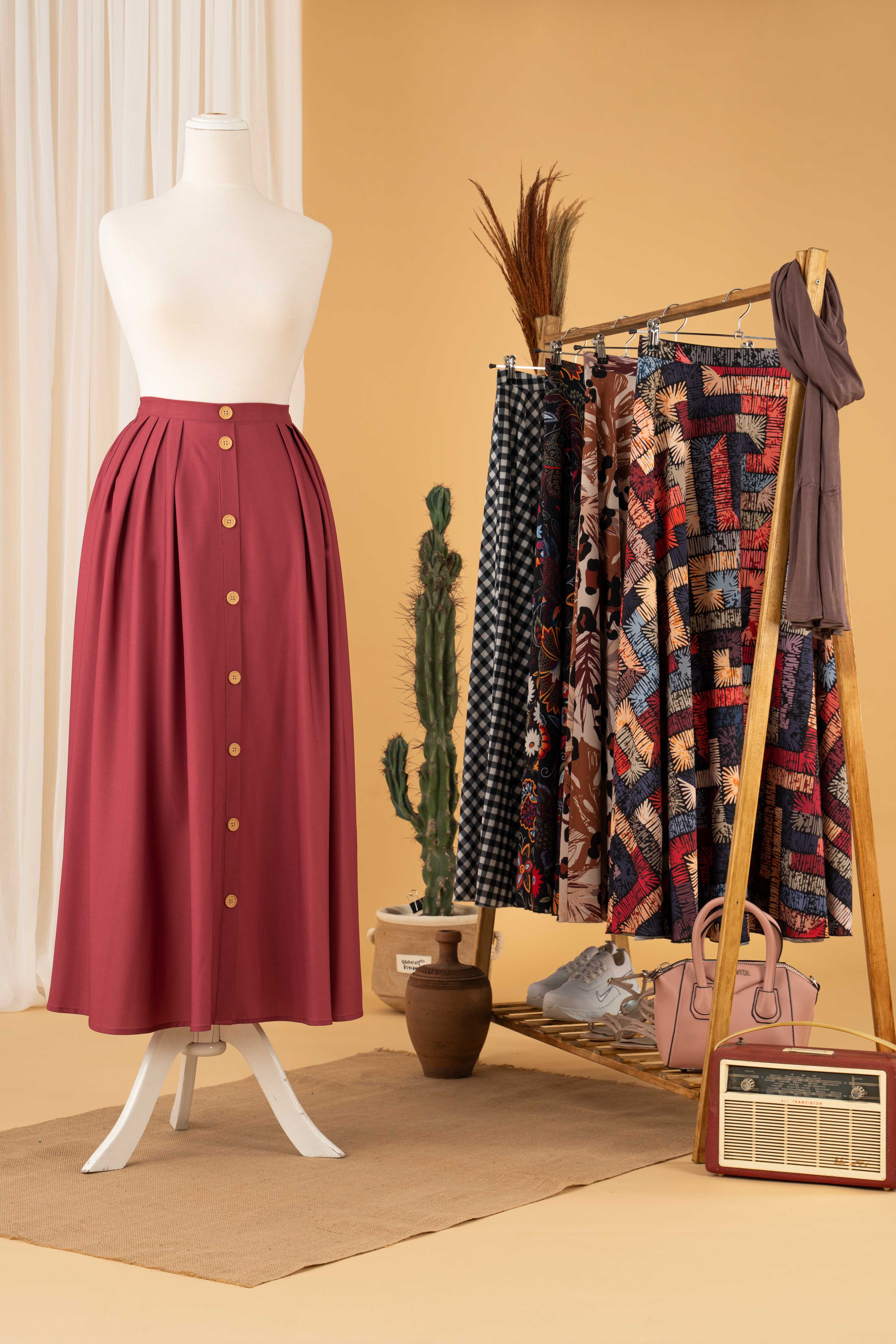 Robin cherry Skirt - Modest Dresses, Abaya, Long Sleeve dress!