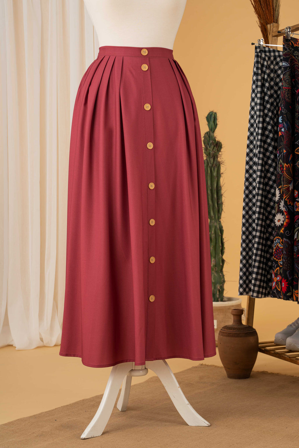 Robin cherry Skirt - Modest Dresses, Abaya, Long Sleeve dress!
