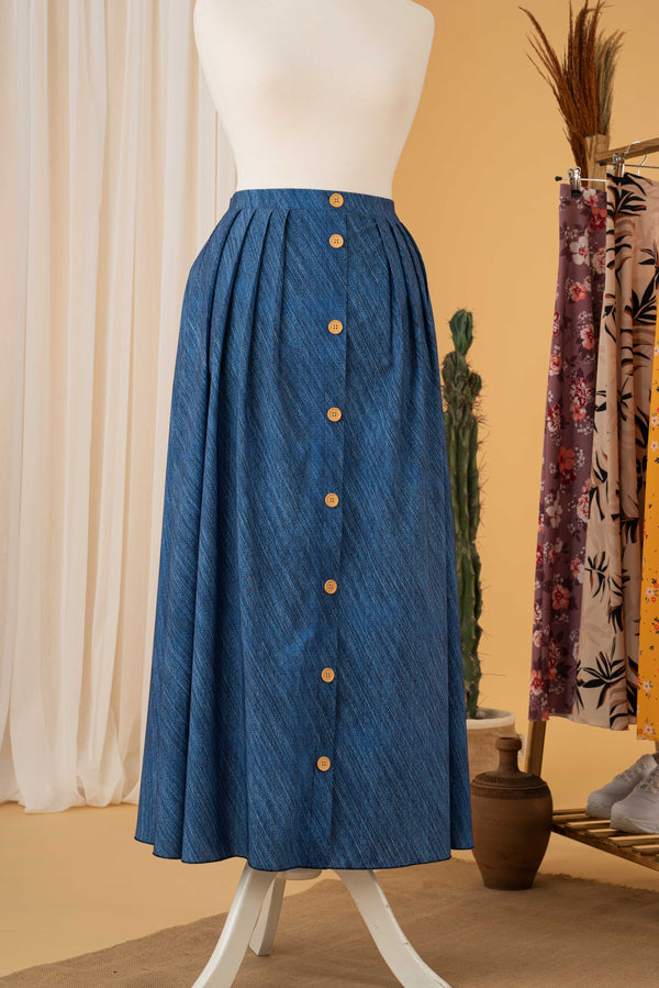 Rowan Women's Long Maxi Skirt Hijab Fashion Casual