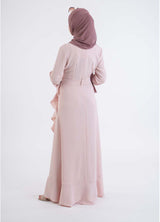 Sarong Pink dress - Modest Dresses, Abaya, Long Sleeve dress!