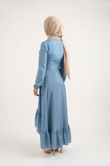 Sky Shade Tunic - Modest Dresses, Abaya, Long Sleeve dress!