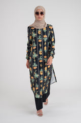 Sofia Maxi Shirt - Modest Dresses, Abaya, Long Sleeve dress!