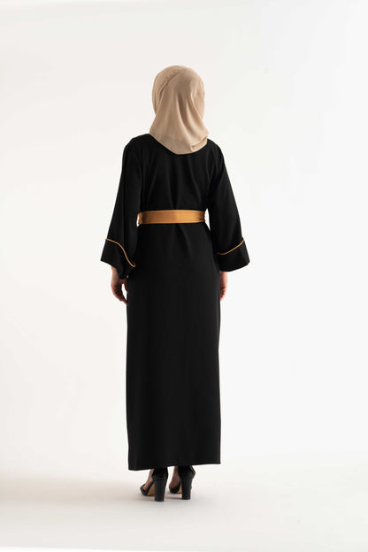 THE SUN white Abaya- Modest Dresses, Abaya,Maxi, Long Sleeve dress!