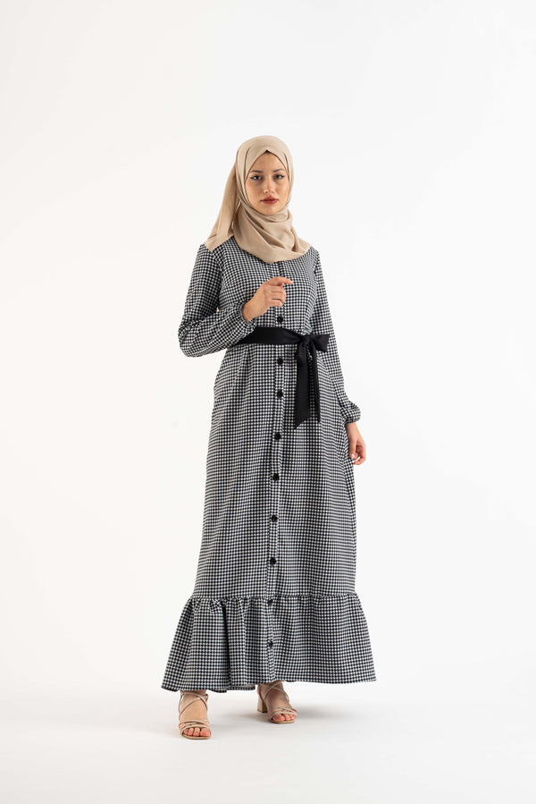 The Carlie Modest Shirt Dress Modest Dresses, Abaya, Long Sleeve dress!