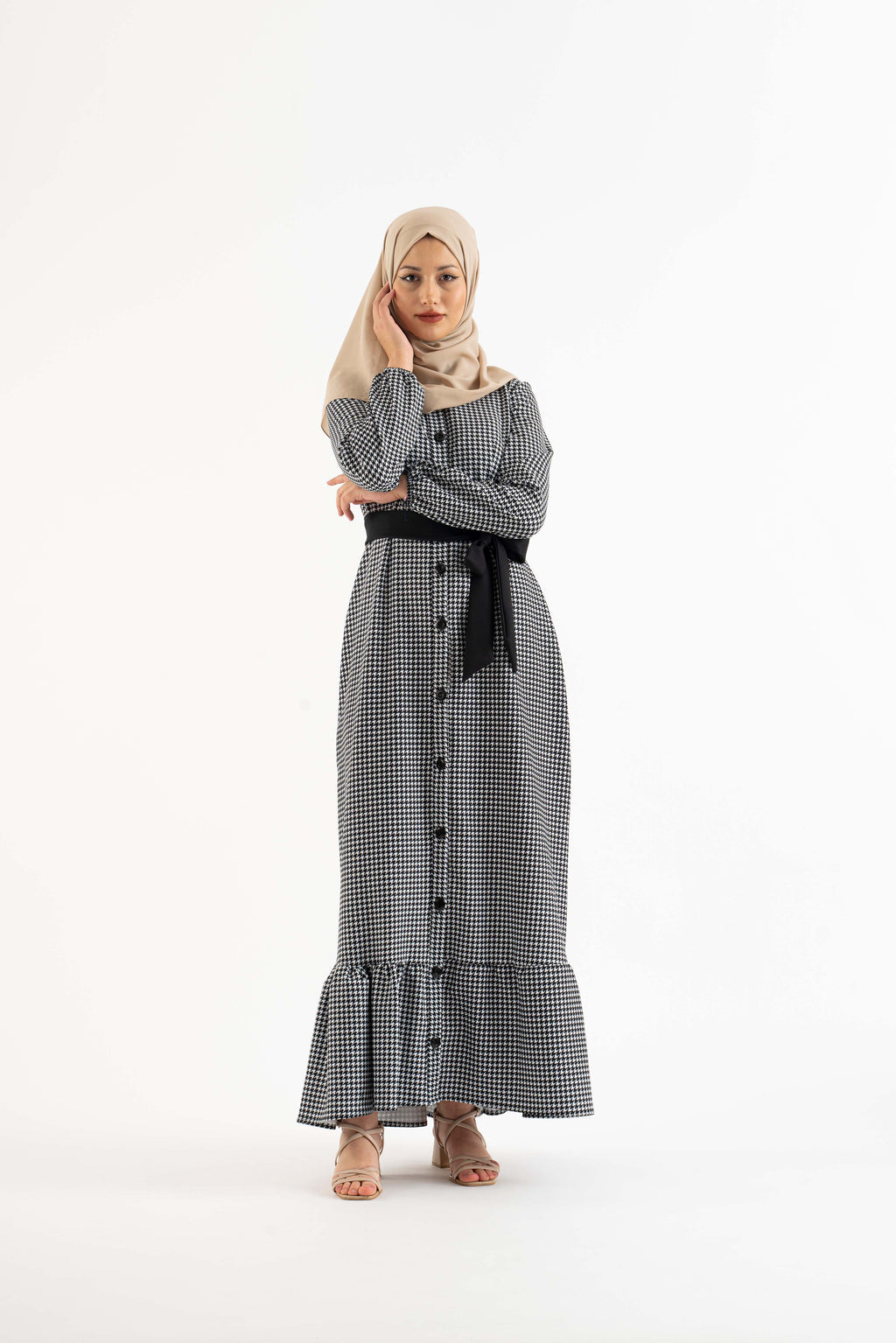 The Carlie Modest Shirt Dress Modest Dresses, Abaya, Long Sleeve dress!
