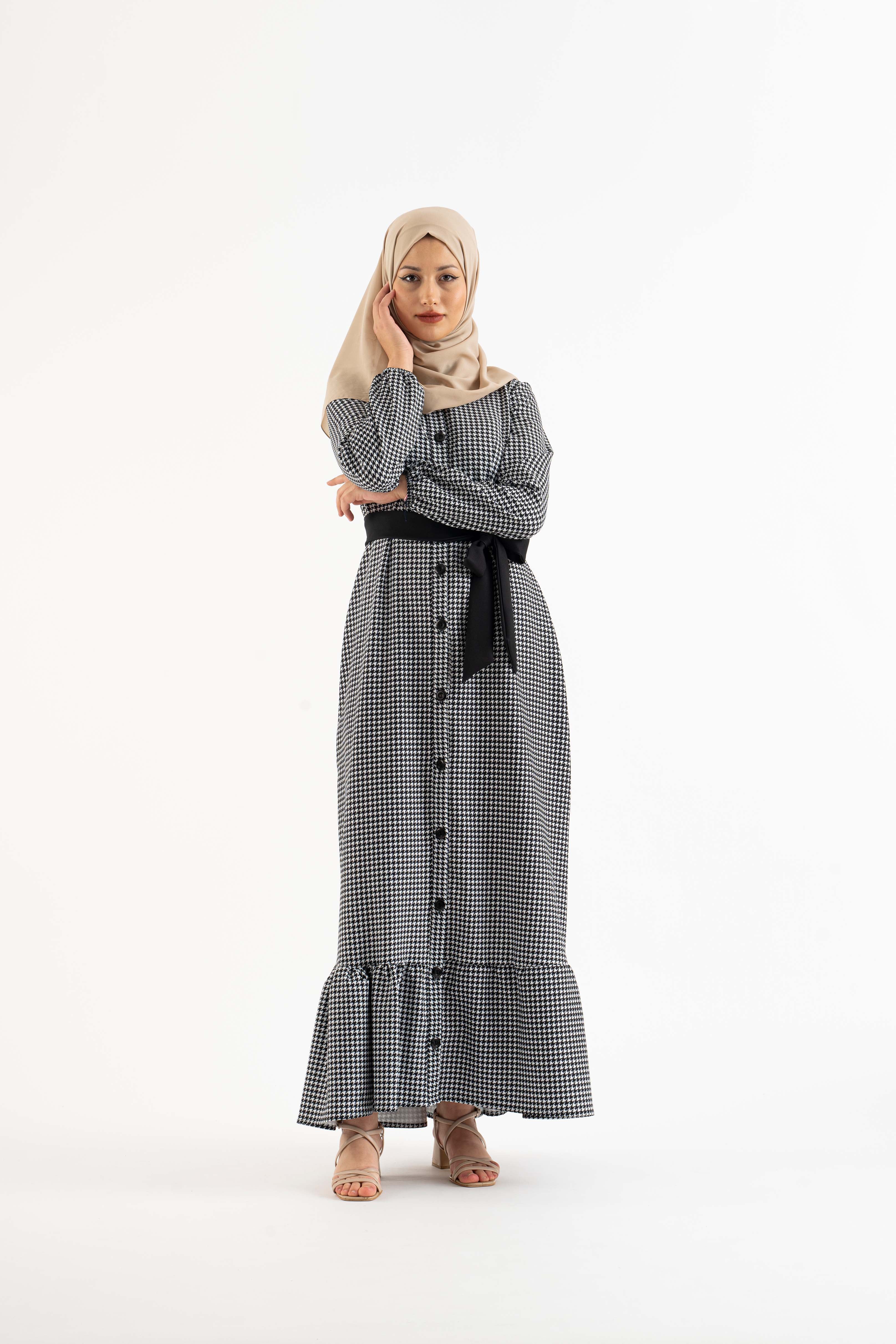 The Carlie Modest Shirt Dress Modest Dresses, Abaya, Long Sleeve dress!