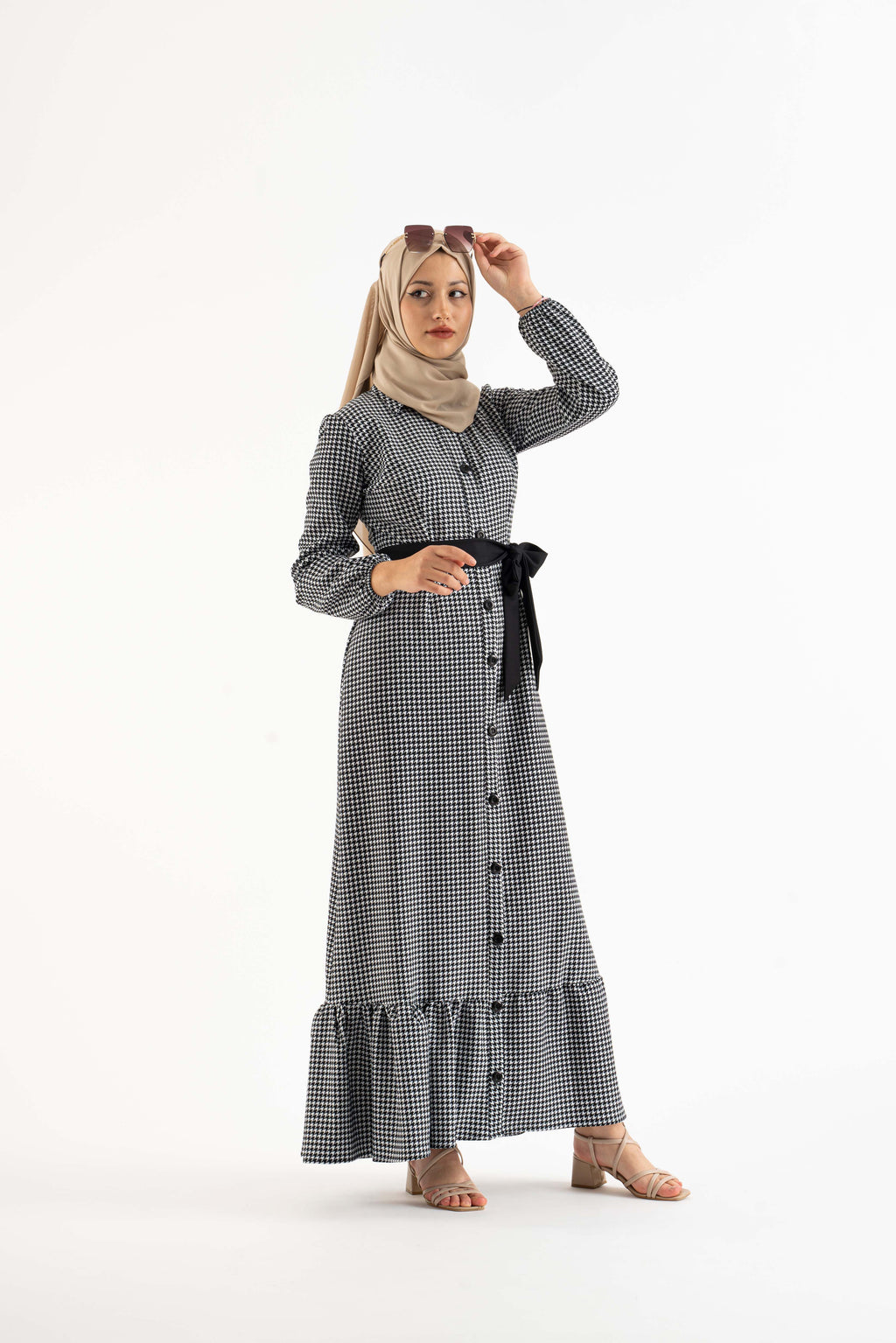 The Carlie Modest Shirt Dress Modest Dresses, Abaya, Long Sleeve dress!