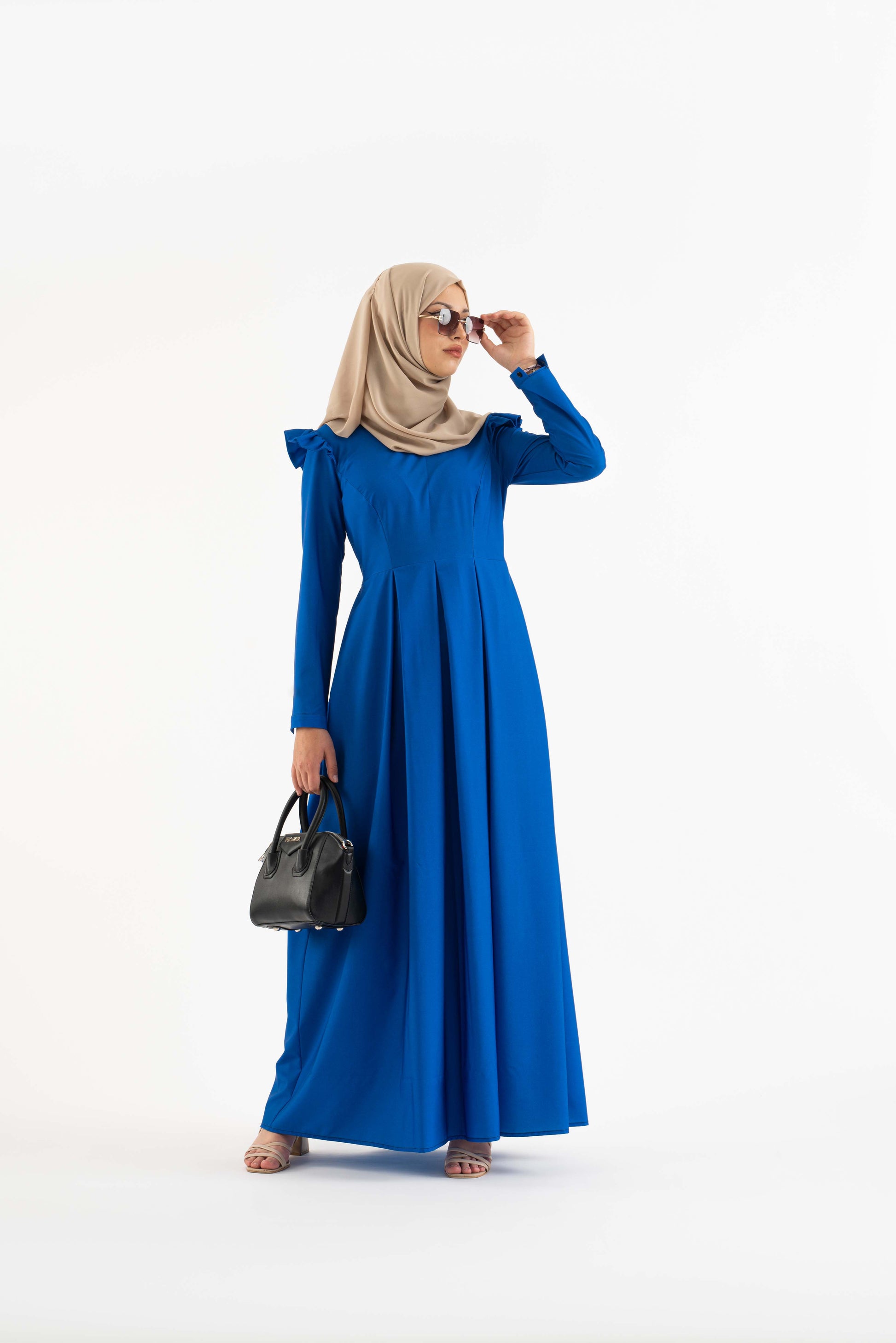 Viviana Blue Modest dress Modest Dresses, Abaya, Long Sleeve dress!