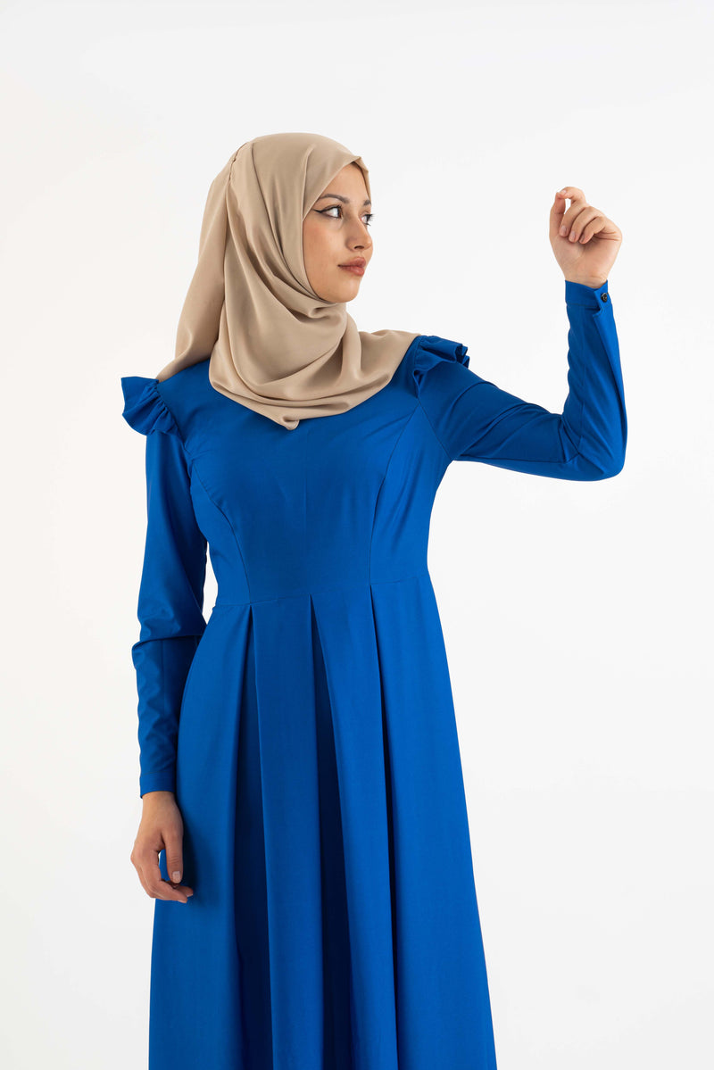Viviana Blue Modest dress Modest Dresses, Abaya, Long Sleeve dress!
