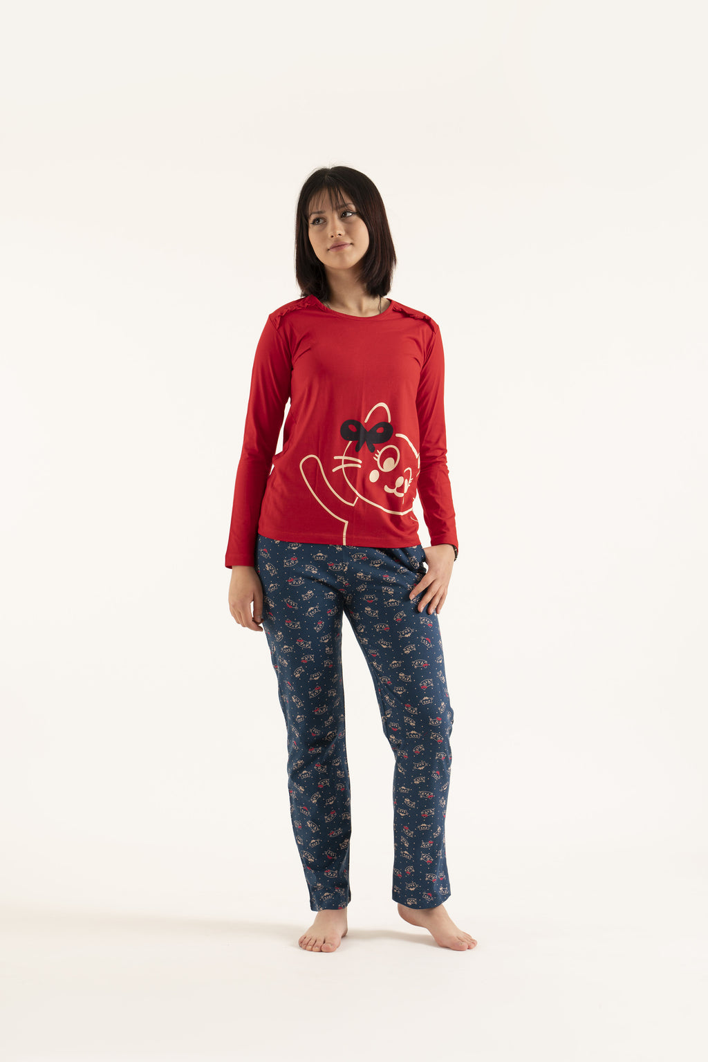 Lightweight long sleeve discount pajamas