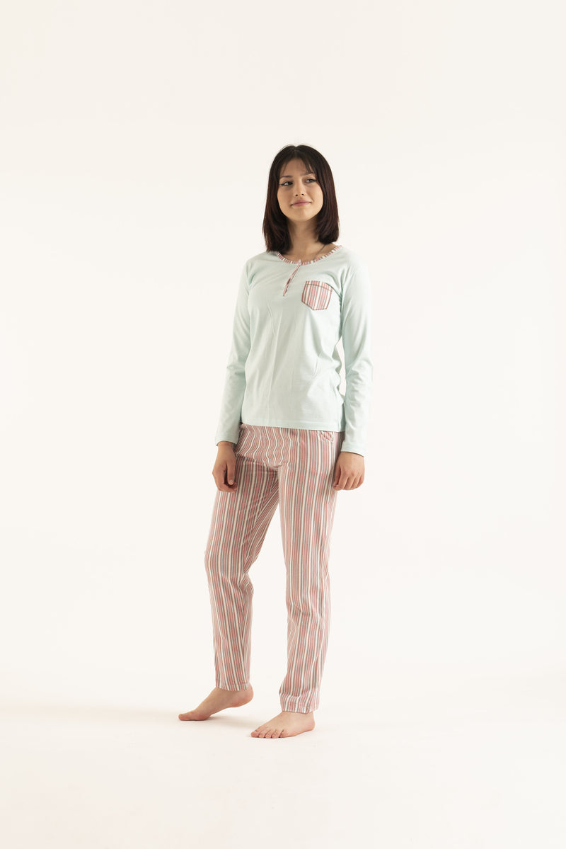 Women’s long sleeve top lightweight PJs set