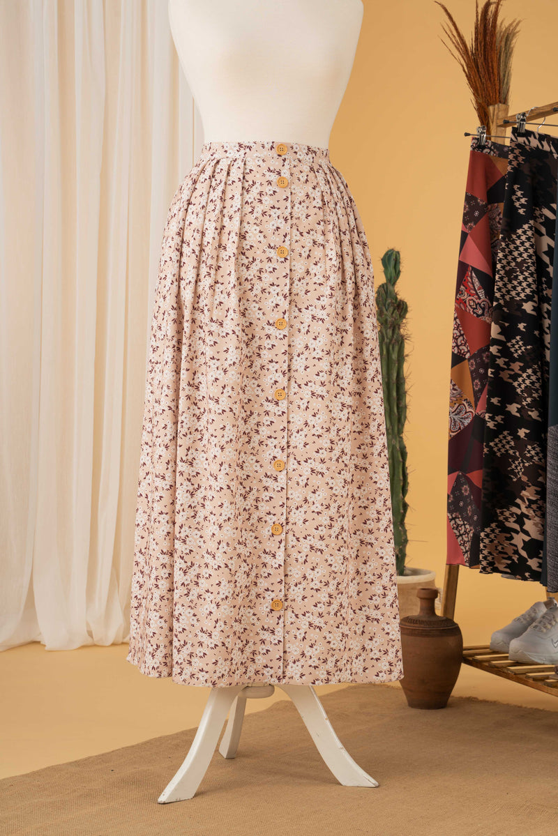 Wren Women's Long Maxi Skirt Hijab Fashion Casual