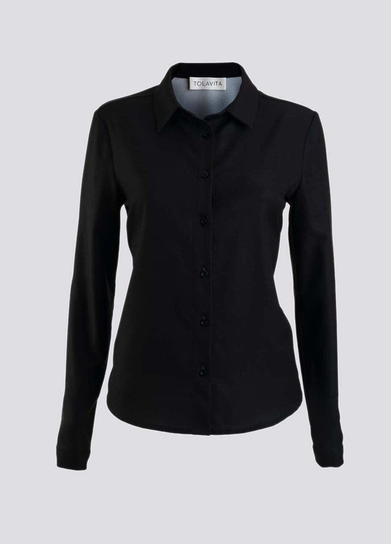 Black Shirt - Modest Dresses, Abaya, Maxi, Long Sleeve dress!