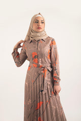 Brown Oak Dress - Modest Dresses, Abaya, Maxi, Long Sleeve dress!