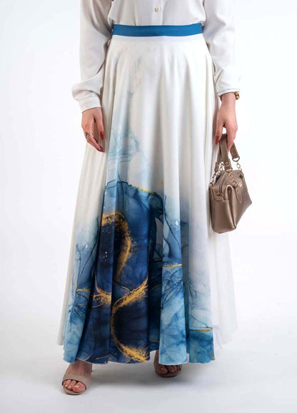 luks gold Skirt- Modest Dresses, Abaya, Long Sleeve dress!