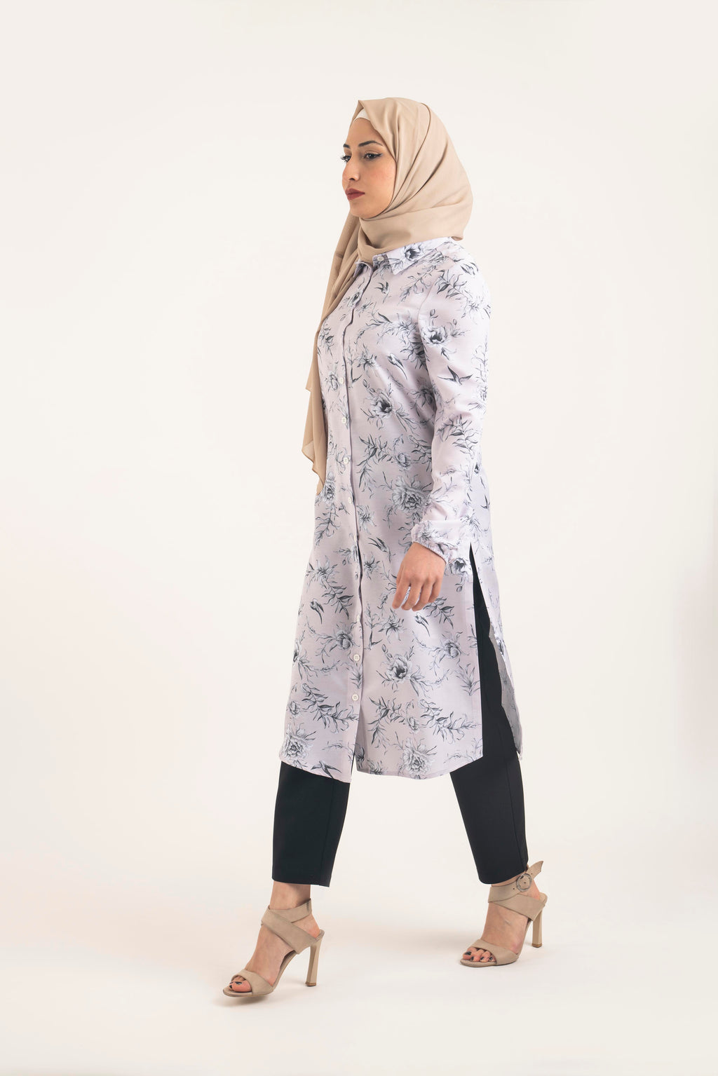 Pansy Tunic - Modest Dresses, Abaya, Long Sleeve dress!