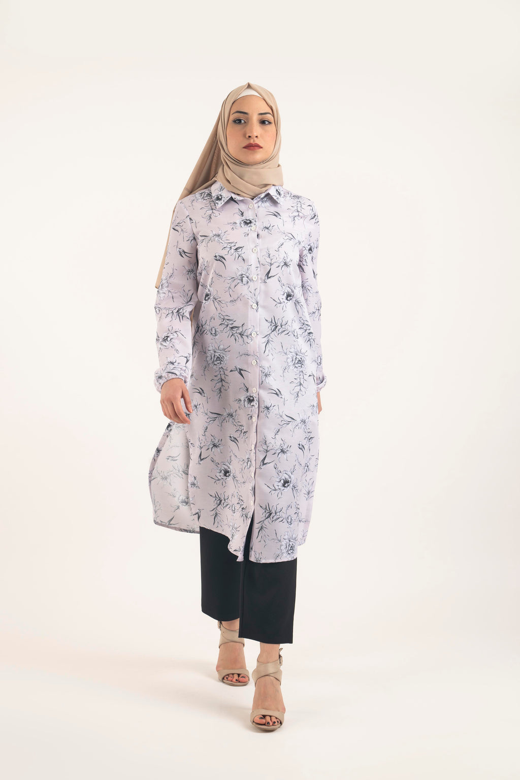 Pansy Tunic - Modest Dresses, Abaya, Long Sleeve dress!