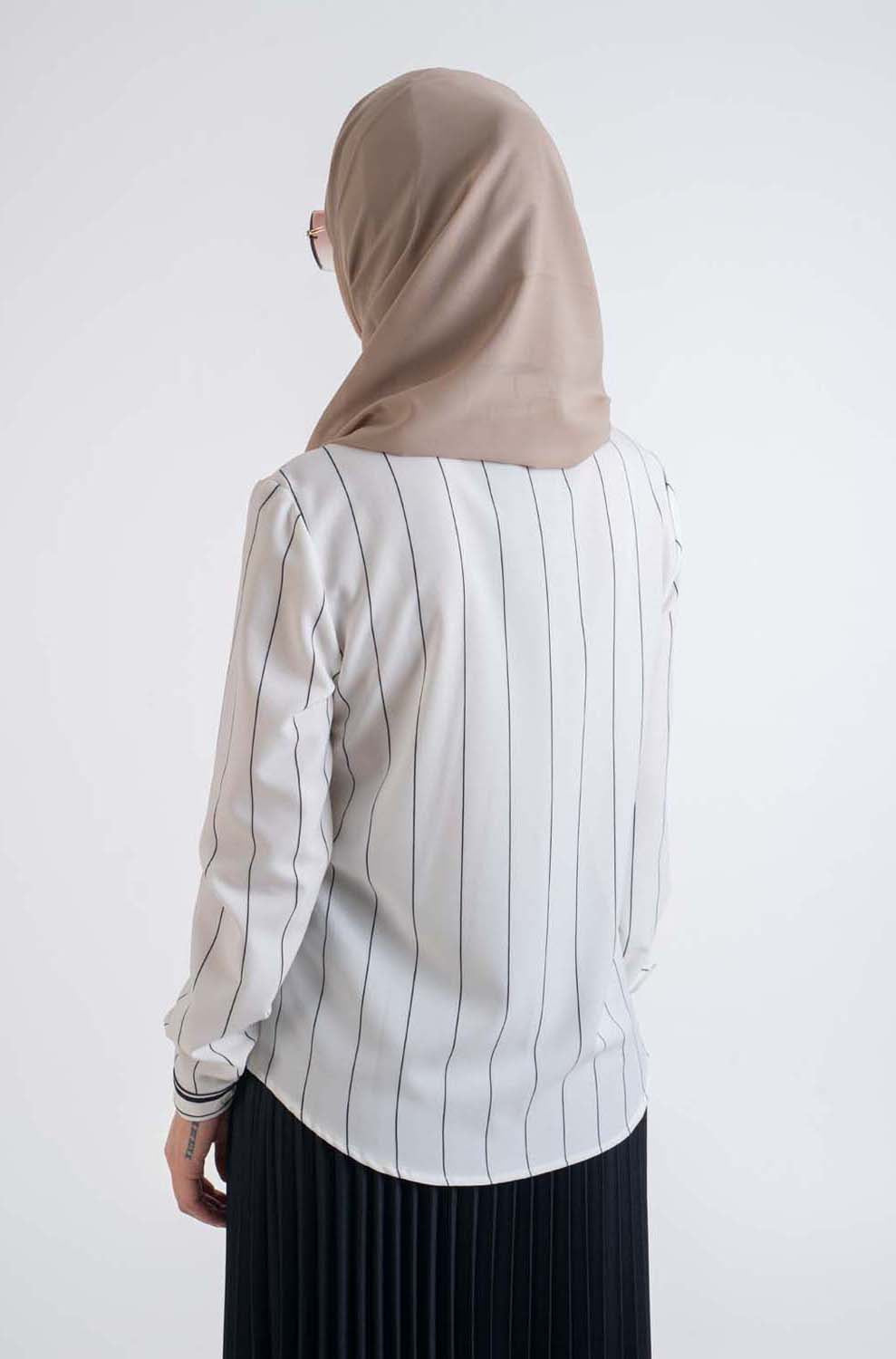 striped shirt - Modest Dresses, Abaya, Long Sleeve dress!