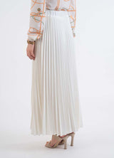 white pleated skirt - Modest Dresses, Abaya, Long Sleeve dress!